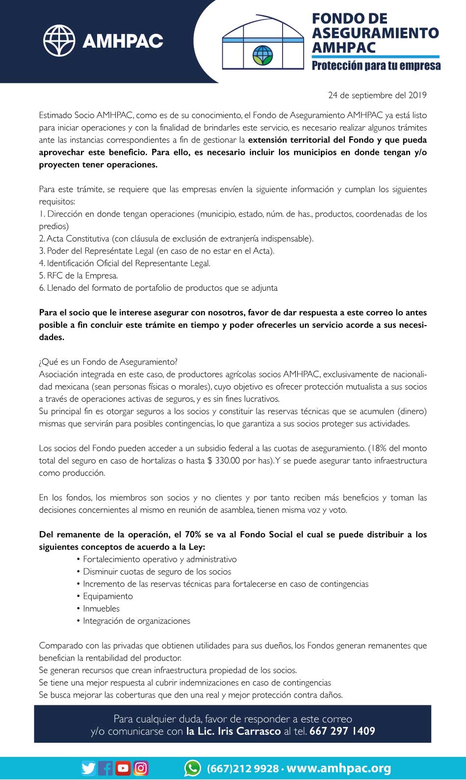 Extension territorial fondo