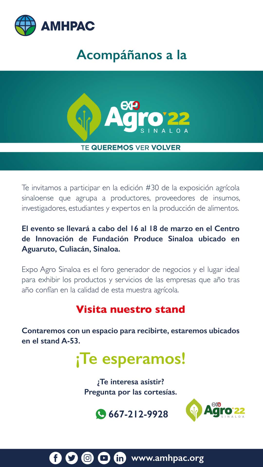 COMUNICADO expo agro