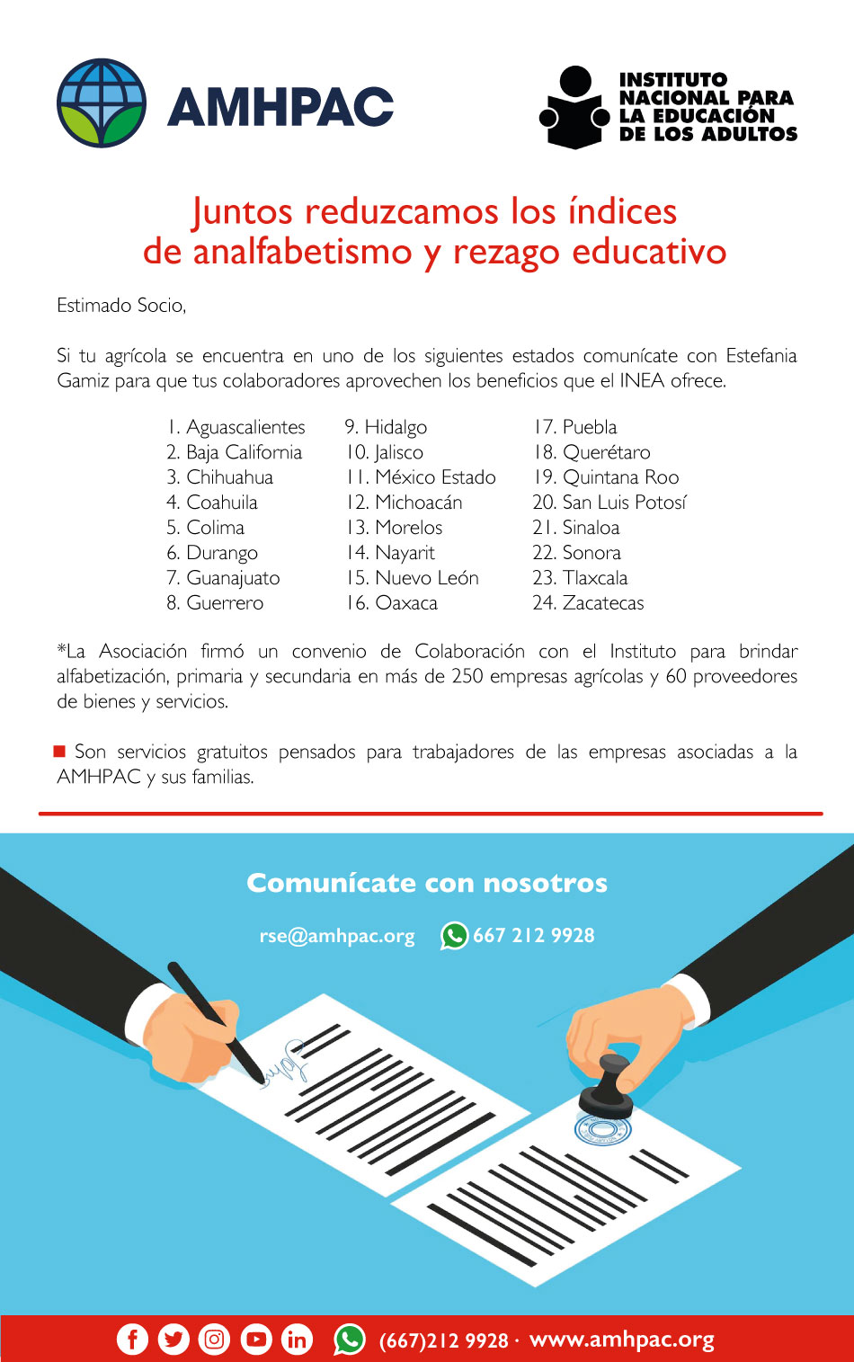 Comunicado INEA abril 2022