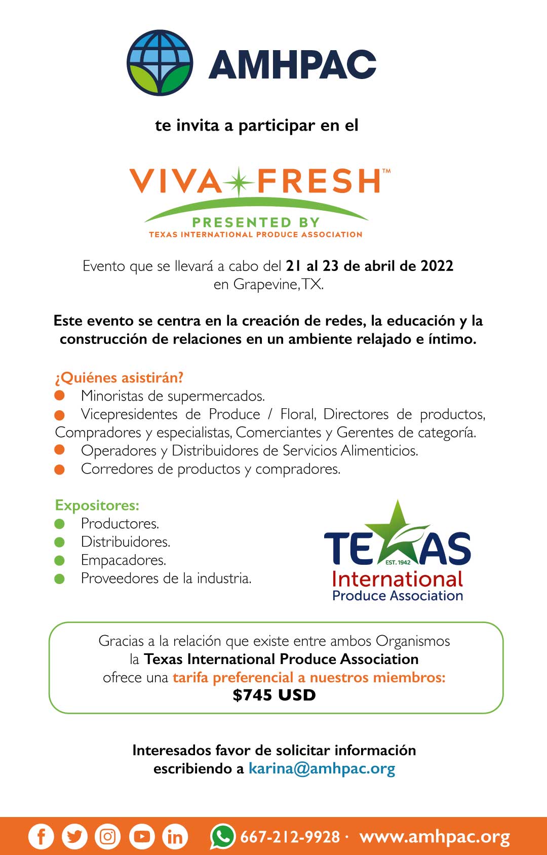 Comunicado Vivafresh 2022