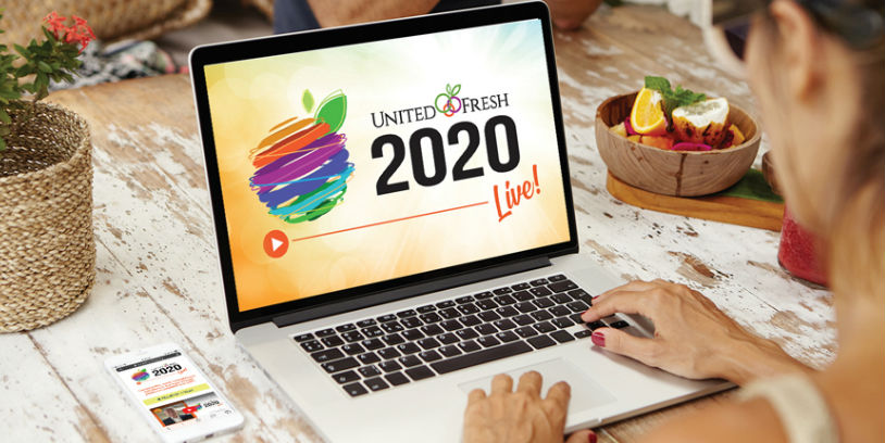virtual trade show United Fresh Live feria comercial virtual