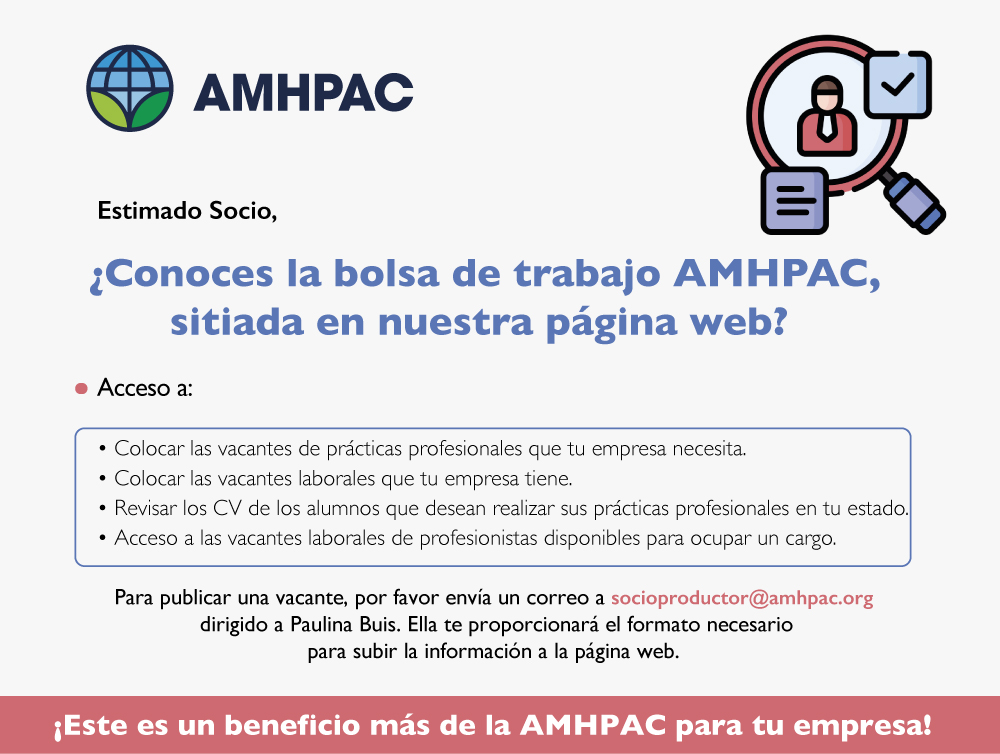 Bolsa de trabajo amhpac
