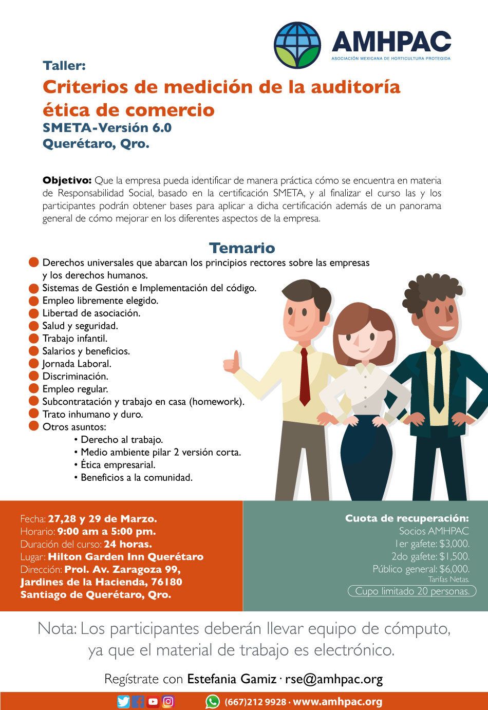 Taller Criterio auditoria SMETA Qro